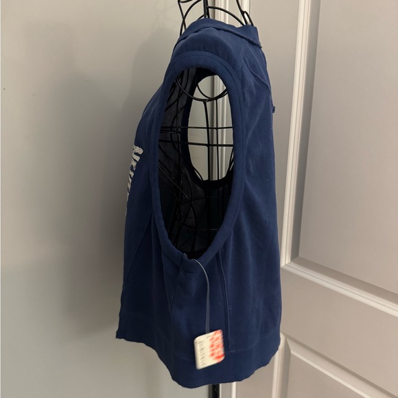 NWT Free People Movement Intercept Tank Logo in Indigo Size XL - Picture 6 of 10